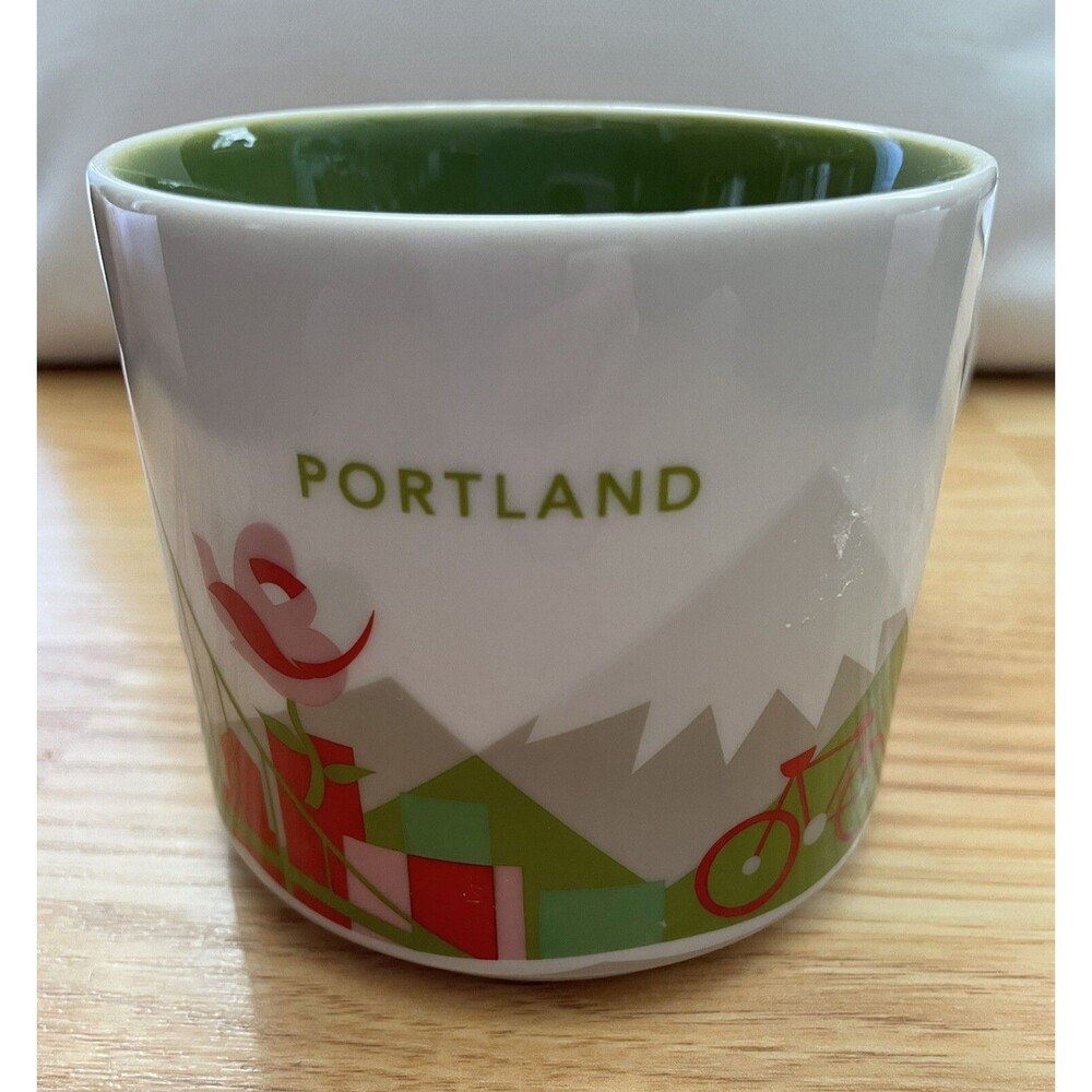 2015 Starbucks Portland City Coffee Mug 14oz You Are Here City Collector Series